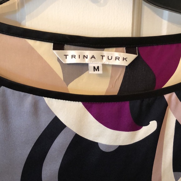 Trina Turk Silk Blouse - Picture 3 of 4